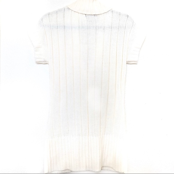 Wet Seal Cardigan Cable Knit Sweater Cream Size XL - Picture 8 of 8